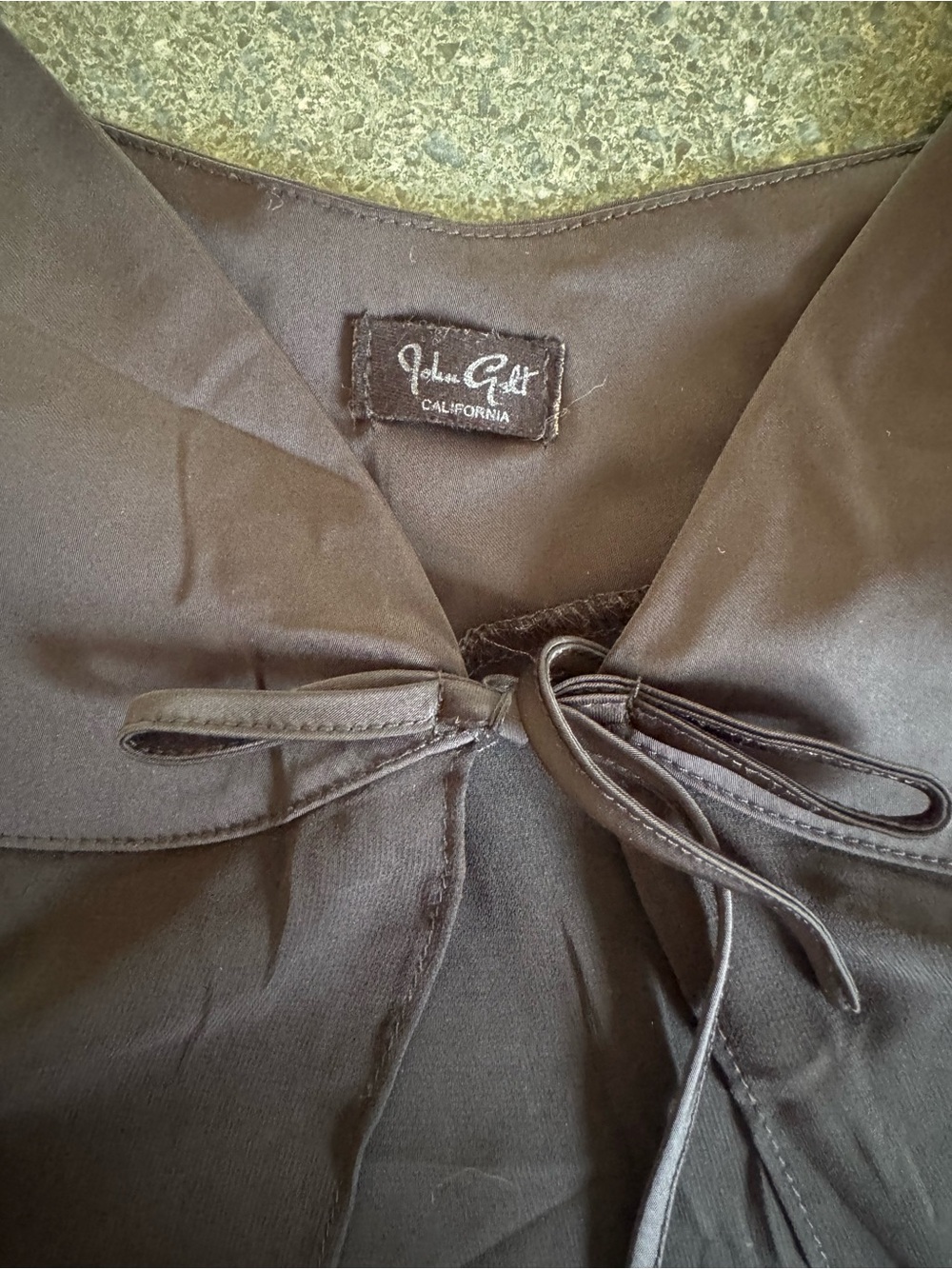 Brandy Melville Brown Tie-Front Trench Coat